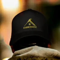 Custom Contractors Company Name Gold Construction  Embroidered Baseball Cap