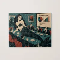 Mid Century Sea Witch on Q3 Corporate Meeting Day Jigsaw Puzzle