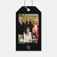 Have your selfie a Merry Christmas photo Gift Tags