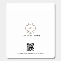 Business Logo QR Code Website Promotional White Breath Savers® Mints