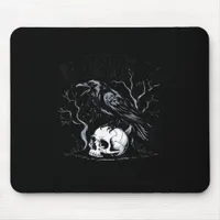 Crow, F-Caw-F Bird Moon Gothic Adult Humor Mouse Pad