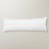 Rainbow Candy Stripes Pastel Body Pillow