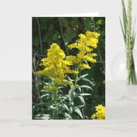 Golden Weeds Card