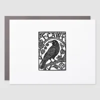 Retro F Caw F Crow Funny Saying Meme Design Car Magnet