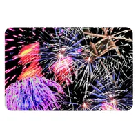 Colorful Fireworks Display Fourth of July Flexible Magnet