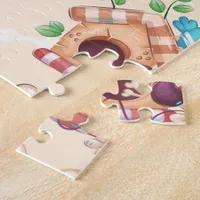 Adorable Dog Pattern  Jigsaw Puzzle