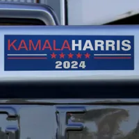 Kamala Harris 2024 Campaign Blue Bumper Sticker