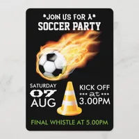 Soccer or Football Party Invitation