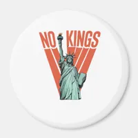 No Kings Statue Of  Protest  American Classic Magnet