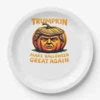 Halloween Trumpkin Make Halloween Great Again Paper Plates