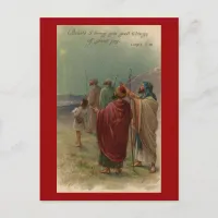 Christ is Born Postcard