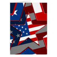 Amerrican Flag Star Pattern