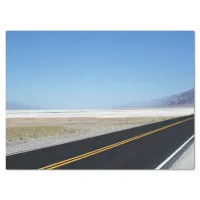 Lonely Desert Road in Death Valley, CA Tissue Paper