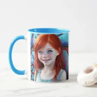 Tribal Kids | Pretty Little Redhead Girl  Mug