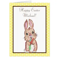 Jumbo Sized Kid's Activity Easter Bunny Card