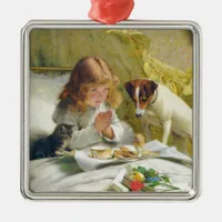 Suspense by Charles Burton Barber Metal Ornament