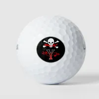 Jolly Roger Y Monogram Initial Golf Balls