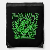 F-Caw-F Attitude Classic Cool Unique Drawstring Bag