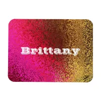 Own Name Shades of Pink & Gold Premium Magnet