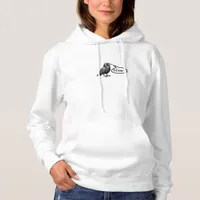 F-Caw-F Funny Crow Raven Pun F-Off Subtle F-Bomb Hoodie