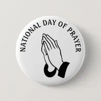 First Day of Prayer Religious Holiday Button