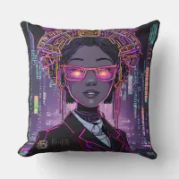 Neon Future ID1028 Throw Pillow