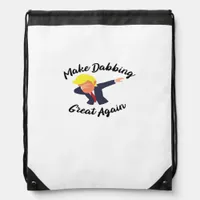 Make Dabbing Great Again Design Classic Drawstring Bag
