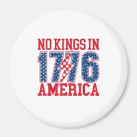 No Kings In America We The People Vintage Magnet