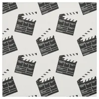 Hollywood Movie Film Director Fun Clap Board Fabric