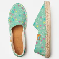 Trendy Abstract Triangle Pattern Espadrilles