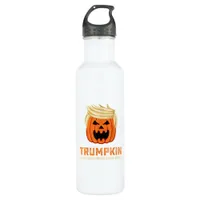 Halloween Trumpkin Funny – Spooky Parody Slogan Stainless Steel Water Bottle