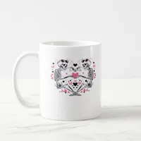 Skeleton Heart Hands Classic Viral Coffee Mug