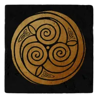 Triple Celtic Knot Swirl Mandala  Trivet