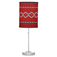 Southwest Mesas Red & Turquoise Table Lamp