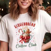 Gingerbread Latte Coffee Club Christmas Tri-Blend Shirt