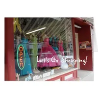 Store Window Display, Let's Go Shopping!