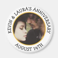 Anniversary Date Personalized Reminder Magnet