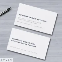 Minimalist Professional Business Card