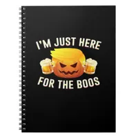 Trumpkin Just For The Boos Halloween Costume Notebook