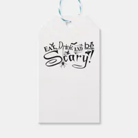Eat Drink And Be Scary Casual Simple Gift Tags