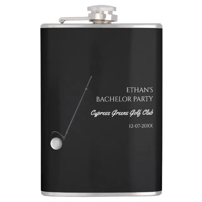 Golf Bachelor Party - Golfing trip Classic Stylish Flask