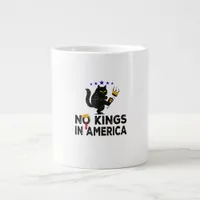 No Kings In America We The People Political Minima Giant Coffee Mug