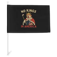 No Kings In America No Kings Day Vintage Classic S Car Flag