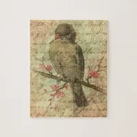Vintage Sparrow Jigsaw Puzzle
