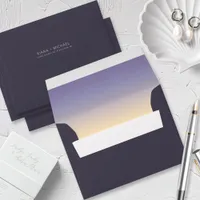 Mood Gradient Wedding Indigo Sunset ID741 Envelope