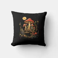 Cottagecore Mushroom Cottagecore Aesthetic Goblinc Throw Pillow