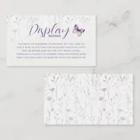 Butterfly Floral Display Shower Enclosure Card
