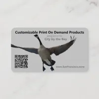 Personalized Promotional QR Code Social Media Business Card