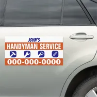 12" x 24" Bold Handyman Service Car Magnet