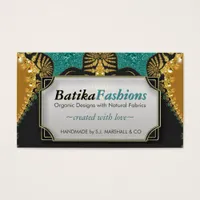 Egyptian Batik Fusion Fashion Business Cards